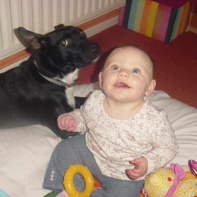 Lottie with baby Hetty