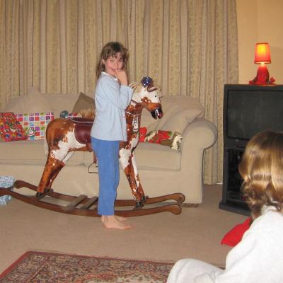 Tamsin with Gallopina Christmas 2006
